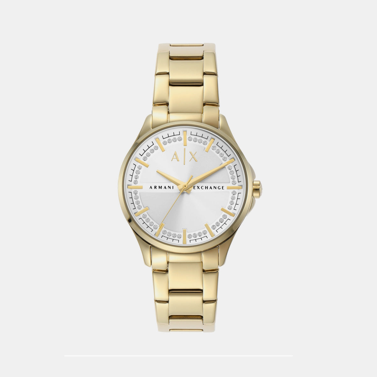Armani Exchange Round Silver Analog watch