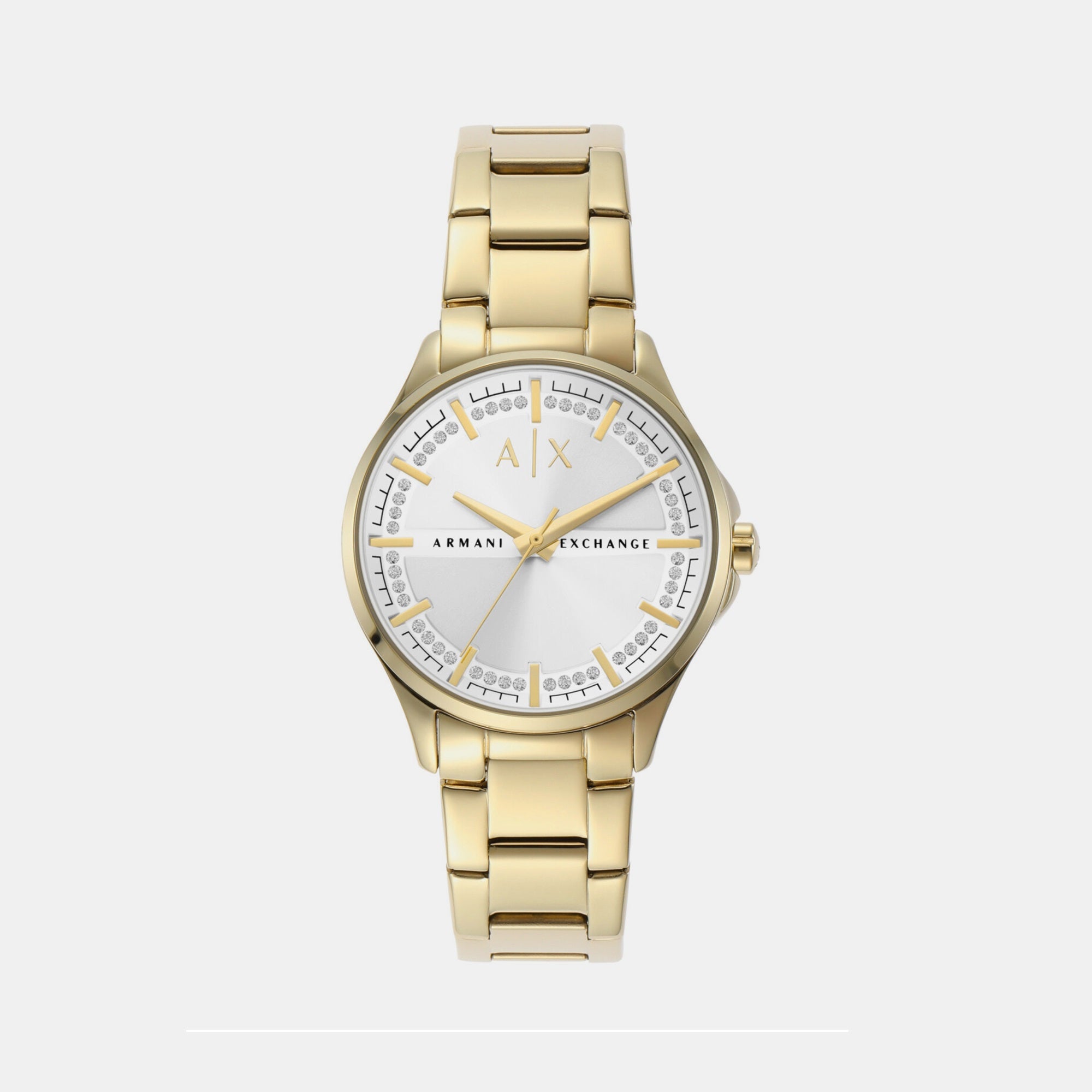 Armani Exchange Round Silver Analog watch