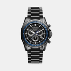 Rockshell Mark Iii Men Quartz Black Dial Chronograph Stainless Steel Watch 220837 45 85 50