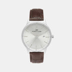 Darren Clark Round Silver Analog watch