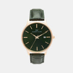 Darren Clark Round Green Analog watch