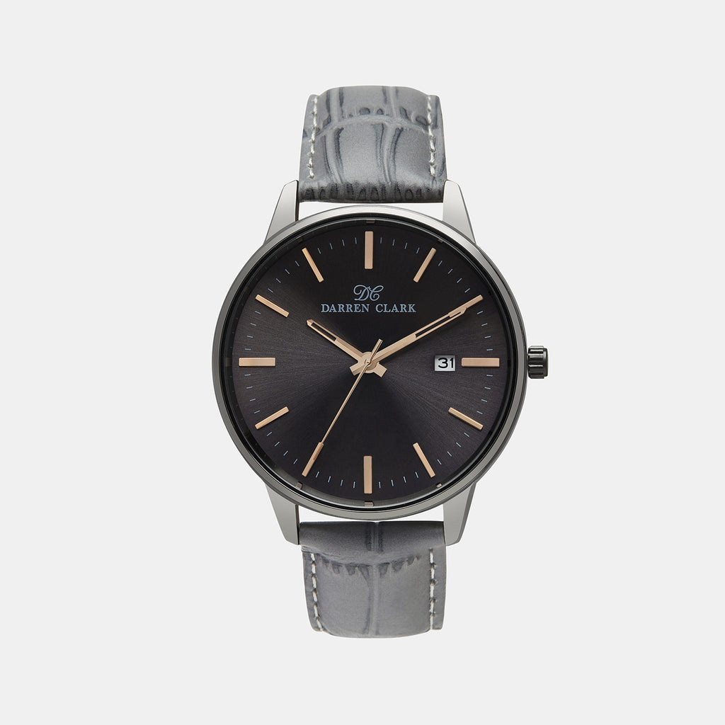 Darren Clark Round Grey Analog watch