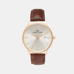 Darren Clark Round Silver Analog watch