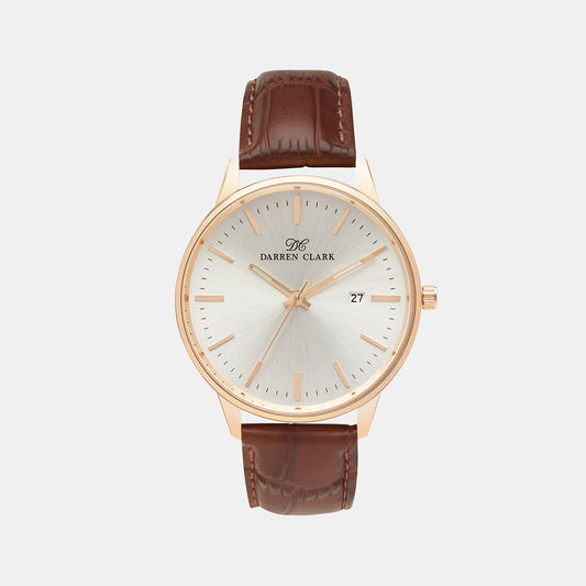 Male Rose Gold Analog Brass Watch 1001Q-L0303