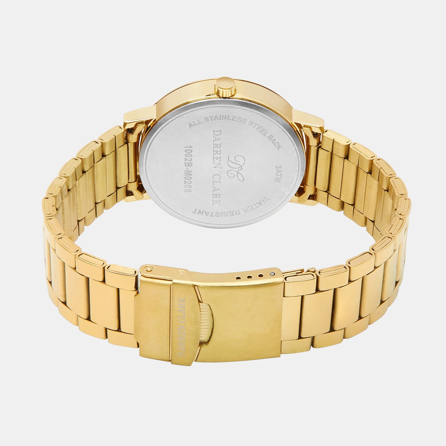 Male Gold Analog Brass Watch 1002B-M0208