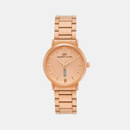 Darren Clark Round Rose Gold Analog watch