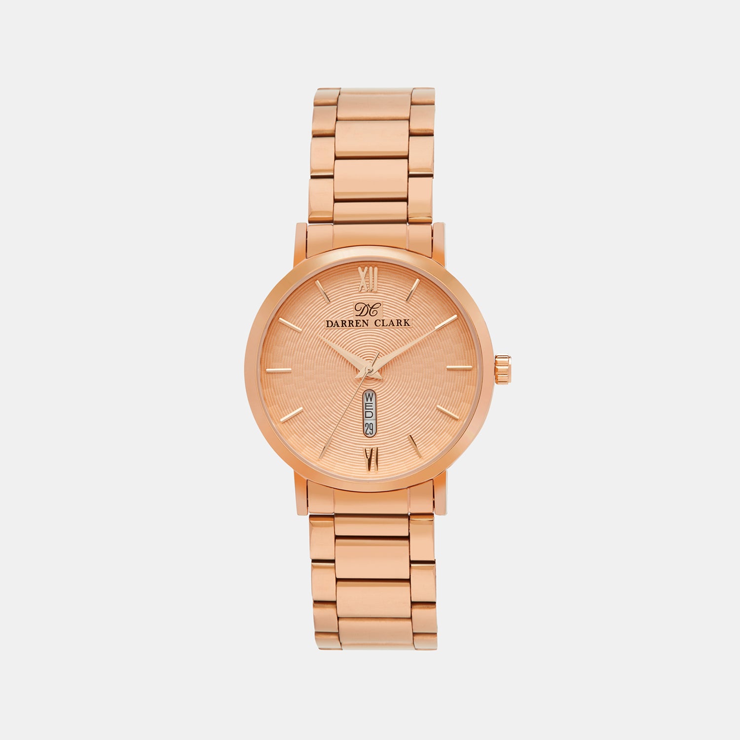 Darren Clark Round Rose Gold Analog watch