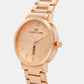 Men's Rose Gold Analog Brass Watch 1002C-M0307