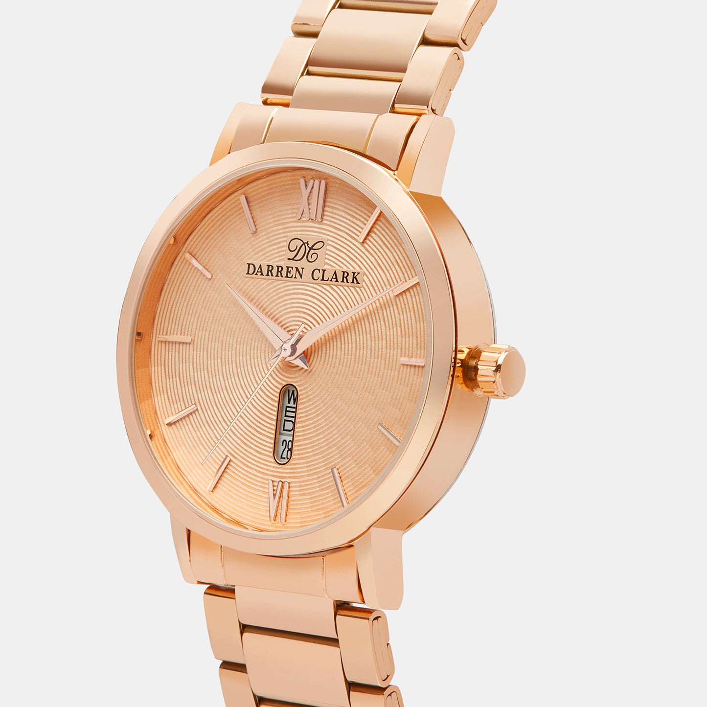 Male Rose Gold Analog Brass Watch 1002C-M0307