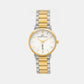 Male Gold two tone Analog Brass Watch 1002D-M0203