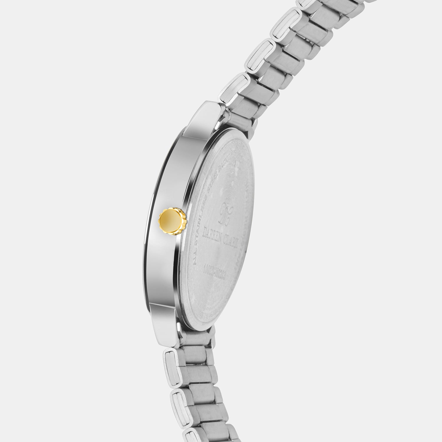 Darren Clark Men Round White watch