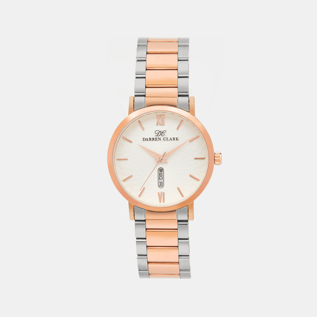 Darren Clark Round White Analog watch