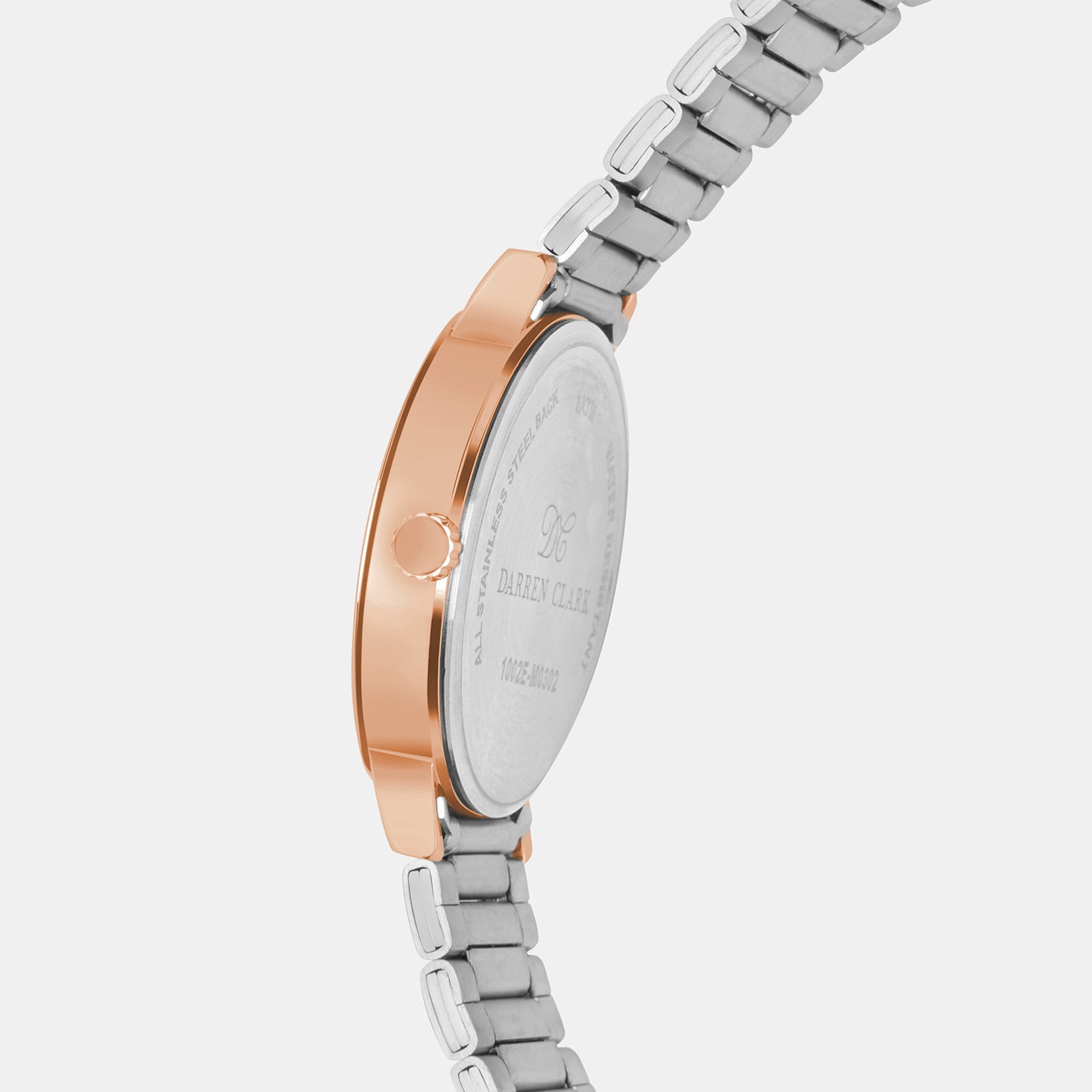 Darren Clark Men Round White watch