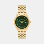 Darren Clark Round Green Analog watch
