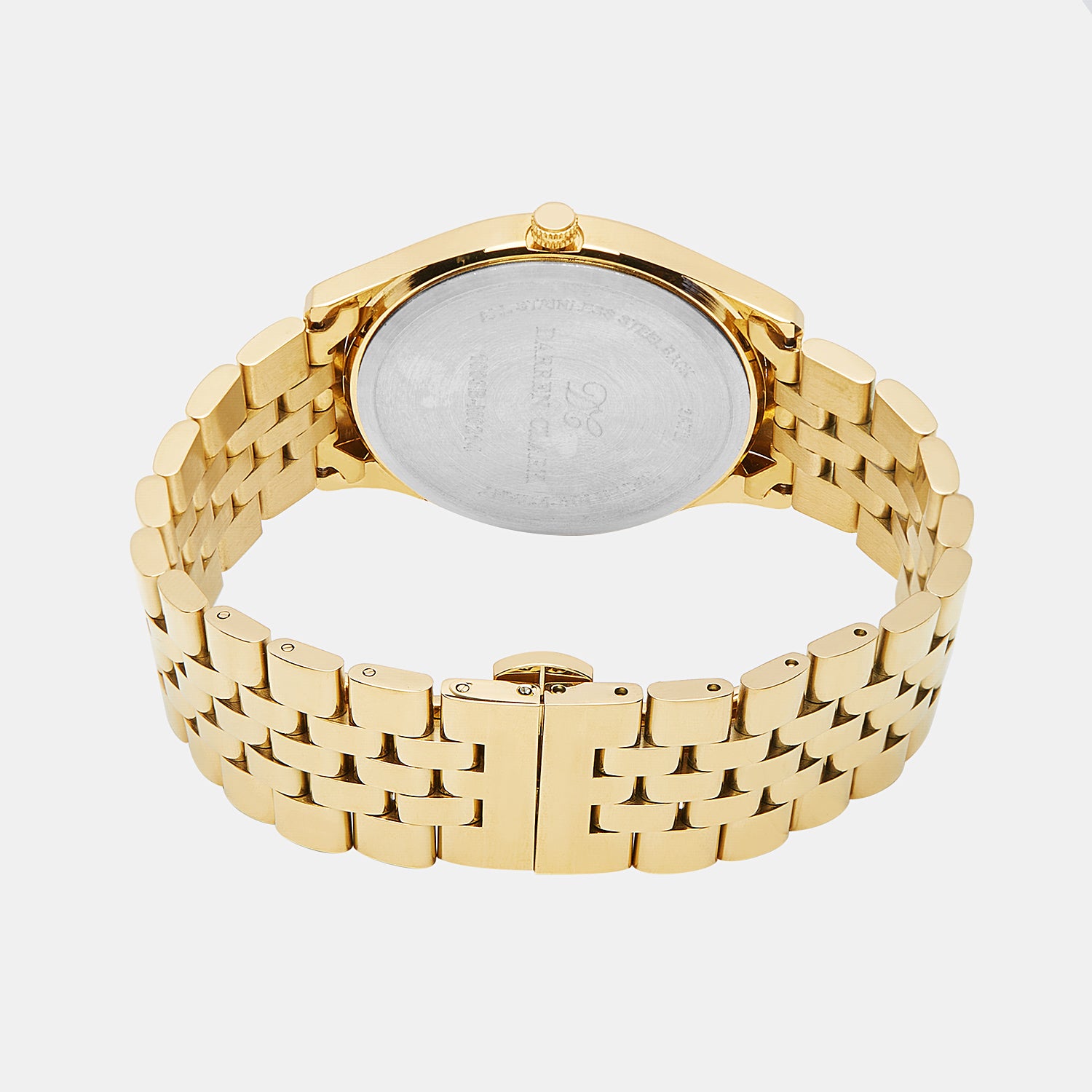 Darren Clark Brass Round watch