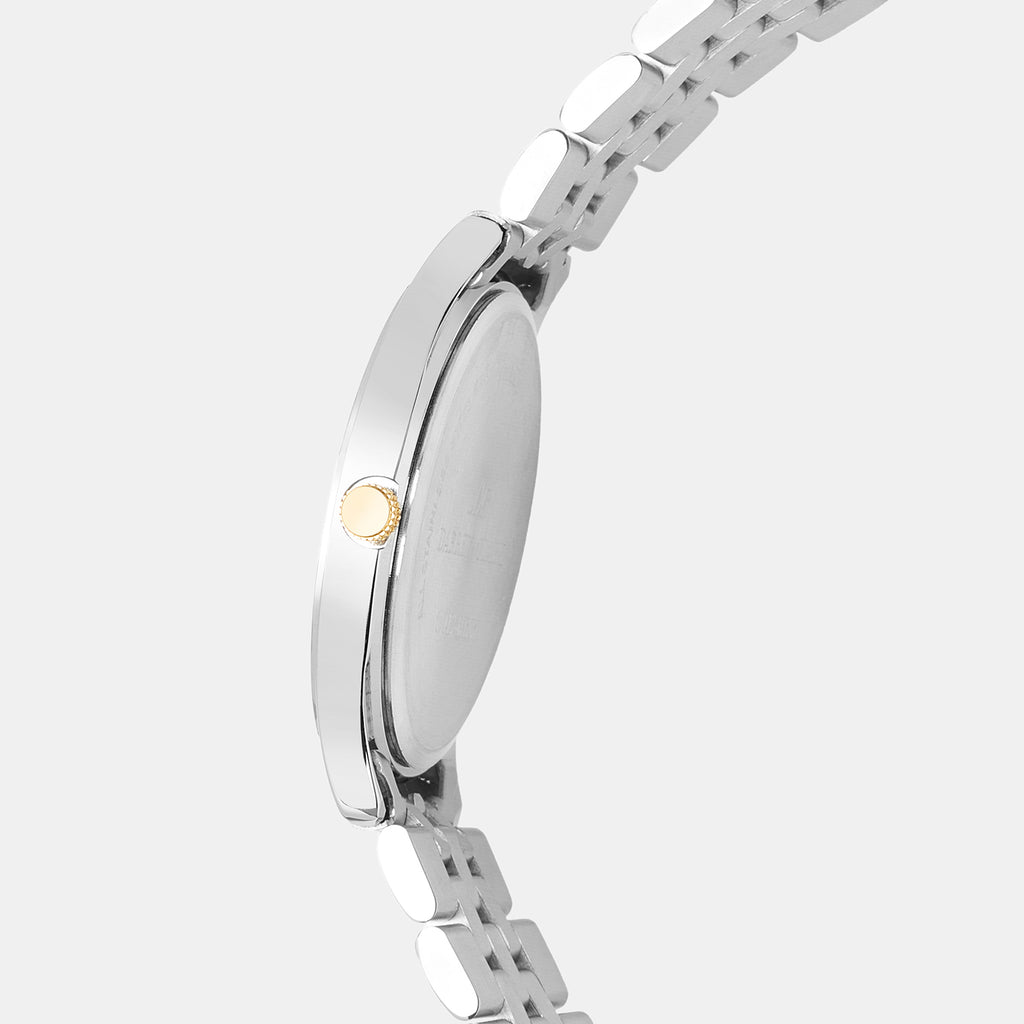 Darren Clark Men Round Silver watch