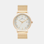 Darren Clark Round Silver Analog watch