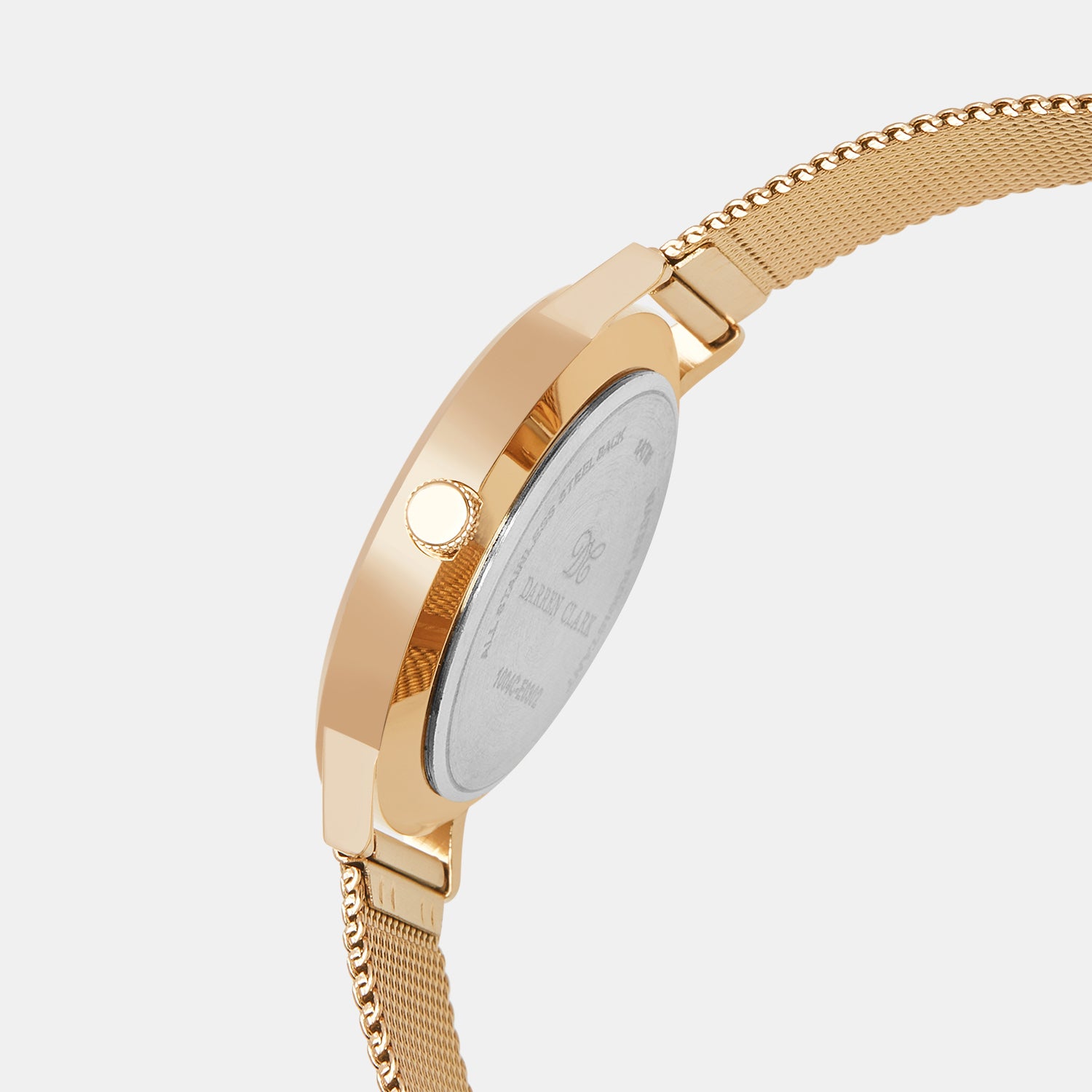 Darren Clark Men Round Silver watch