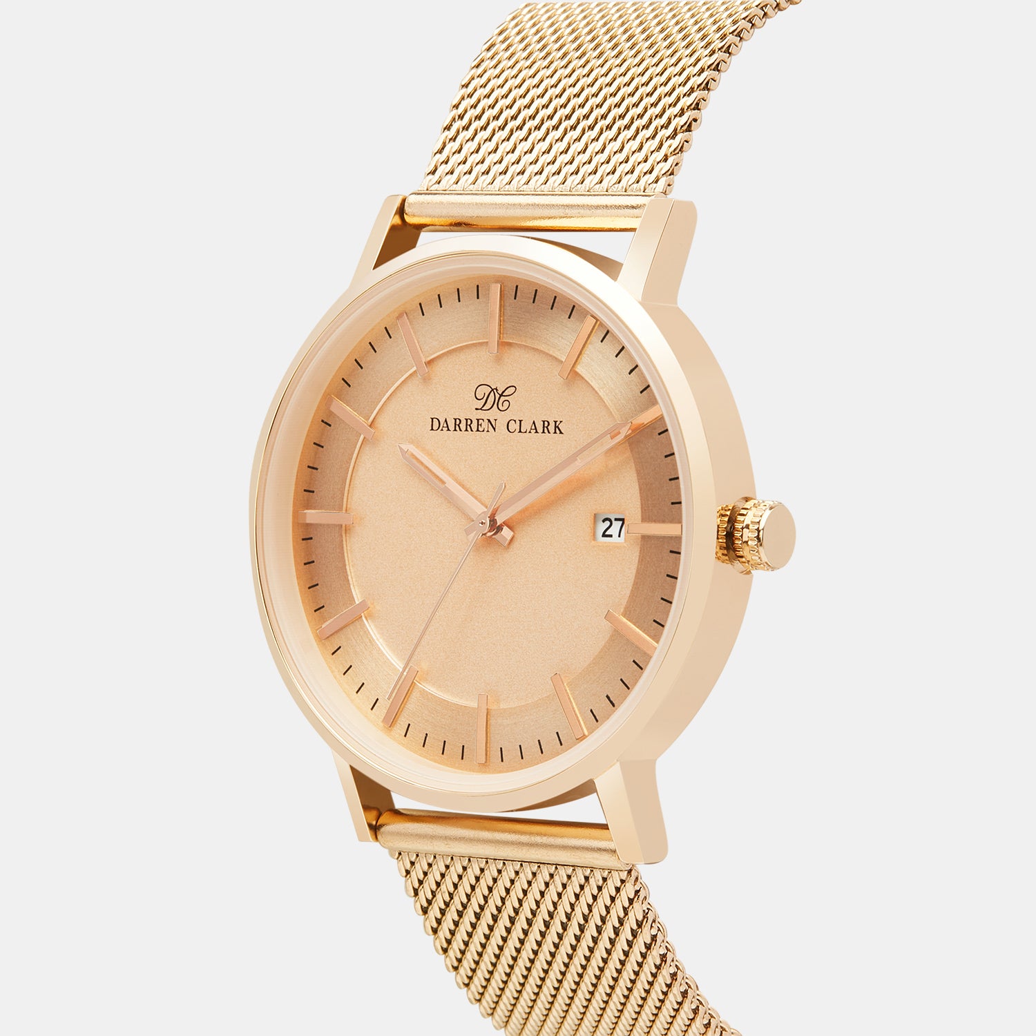 Darren Clark 40 mm Round Quartz watch