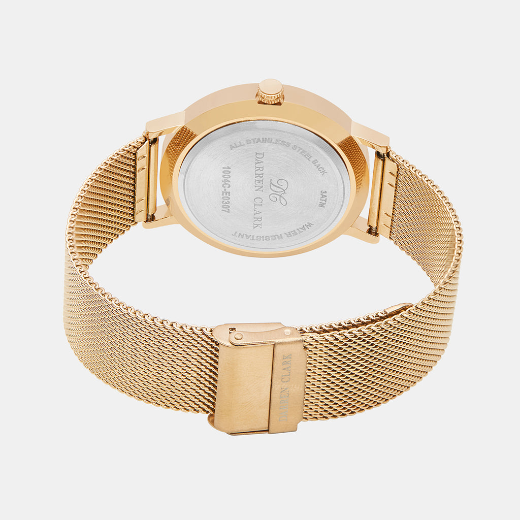 Darren Clark Brass Round watch