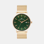 Darren Clark Round Green Analog watch