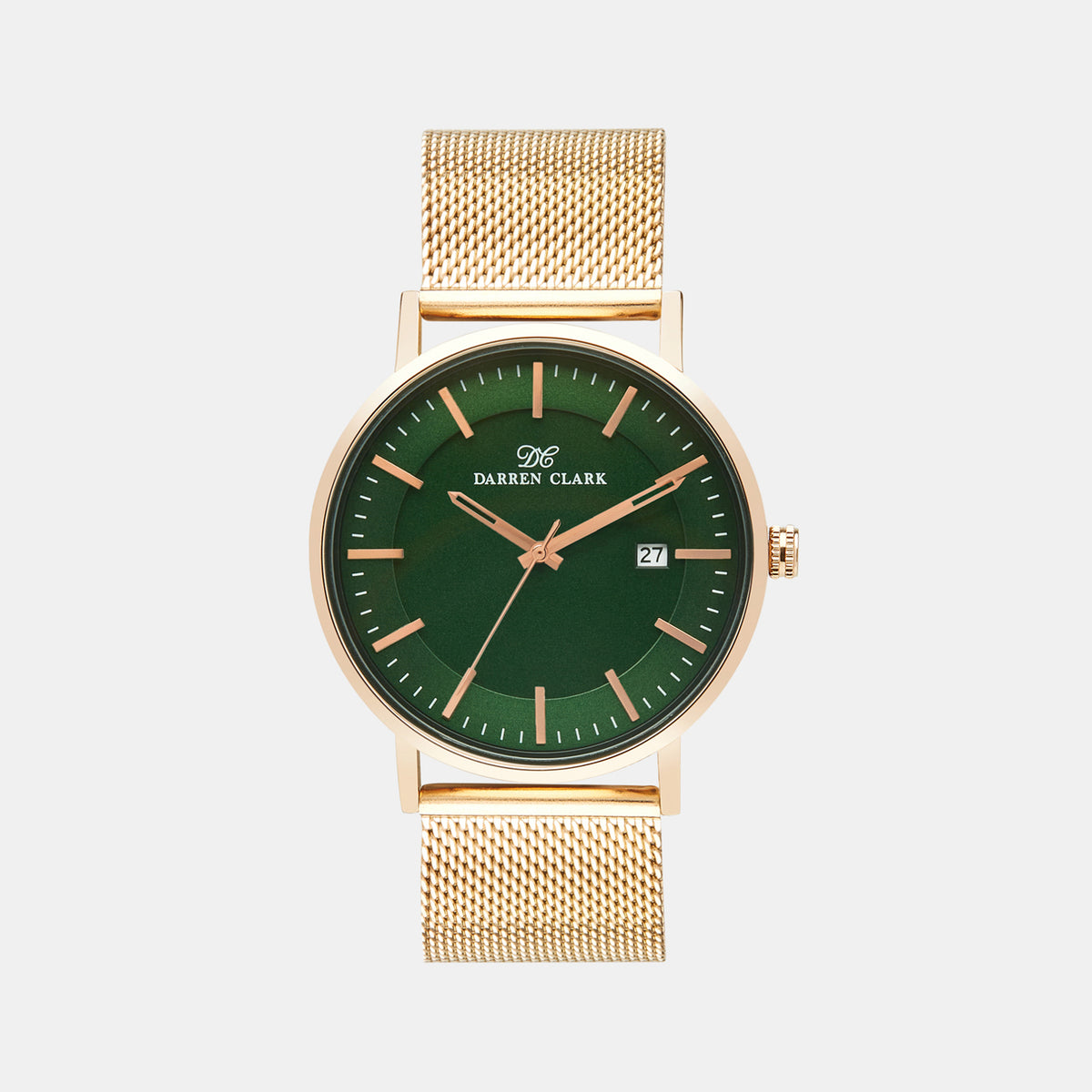 Darren Clark Round Green Analog watch