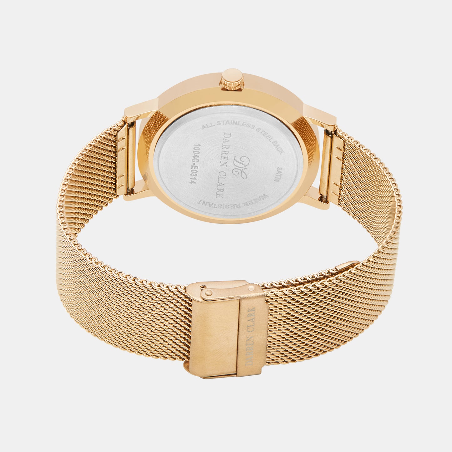 Male Rose Gold Analog Brass Watch 1004C-E0314