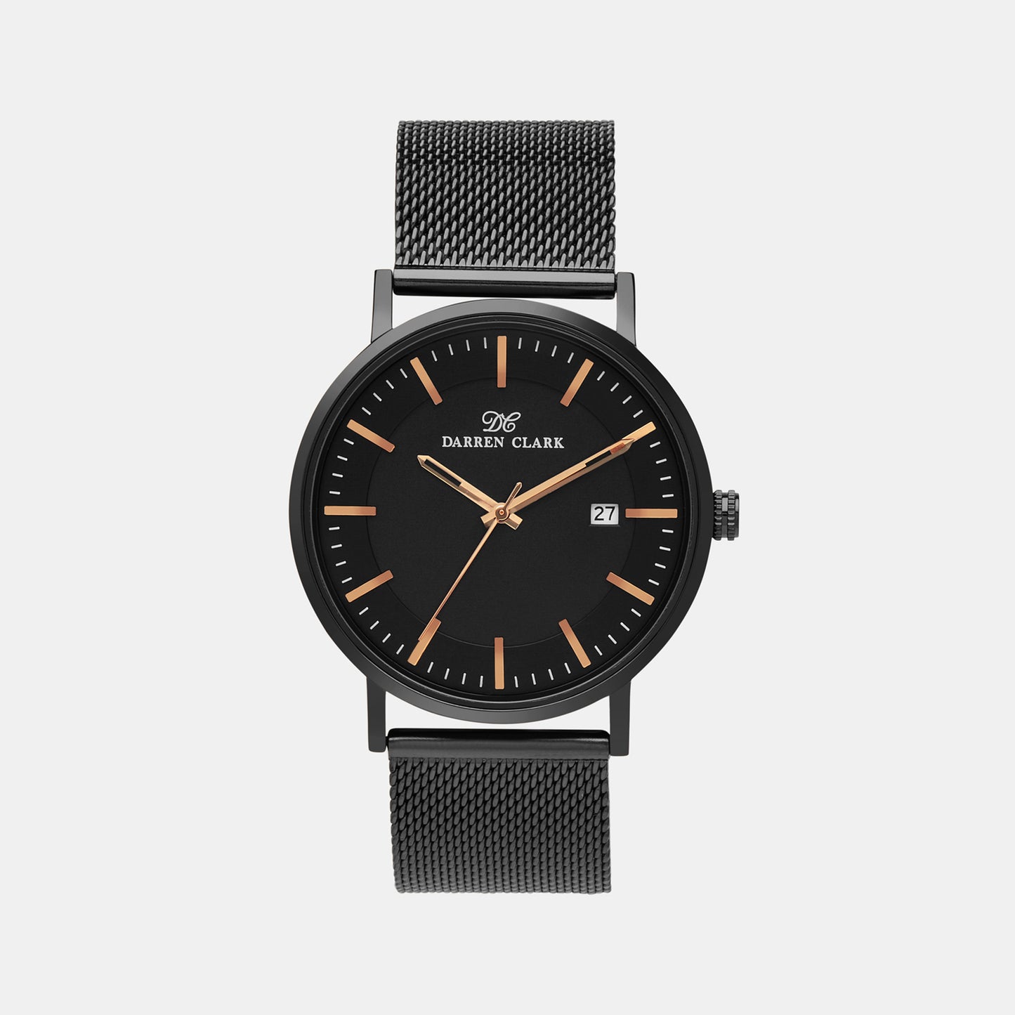 Male Black Analog Brass Watch 1004F-E0404