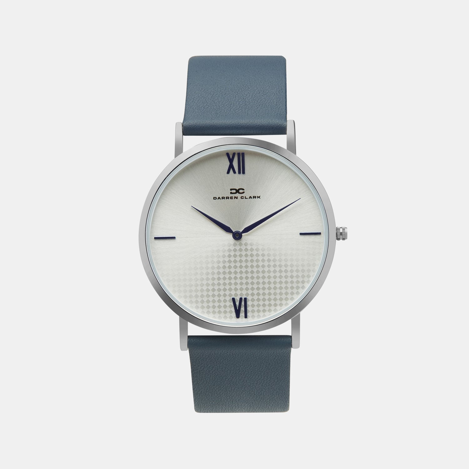Darren Clark Round Silver Analog watch