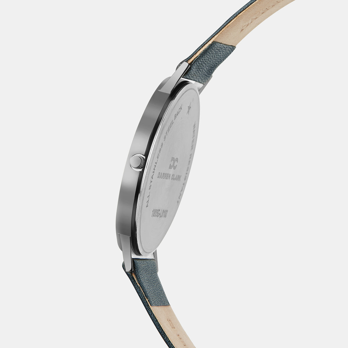 Darren Clark Men Round Silver watch
