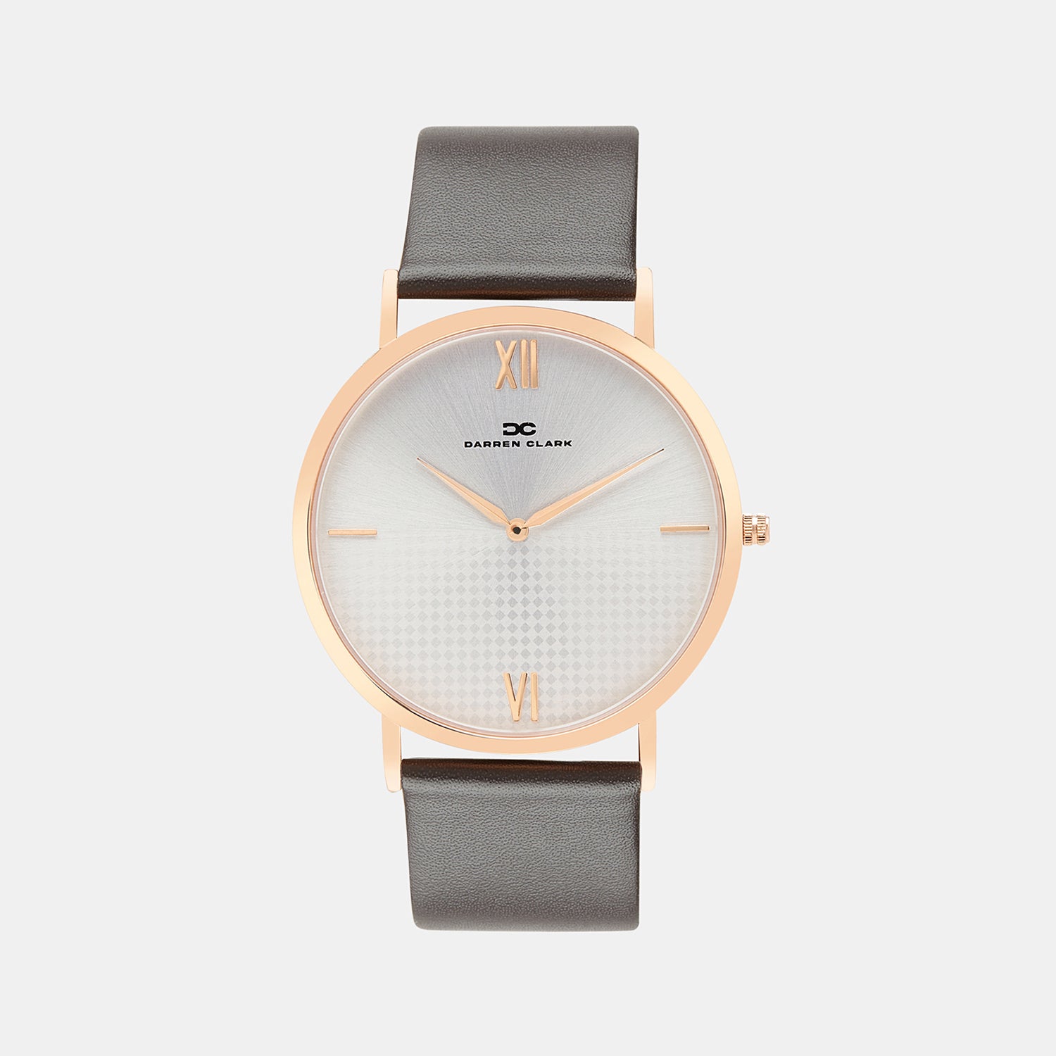 Darren Clark Round Silver Analog watch