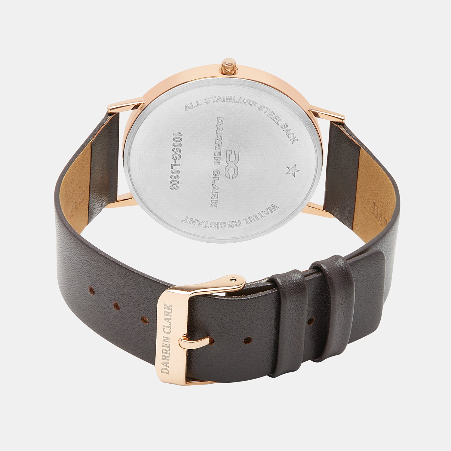 Darren Clark Brass Round watch