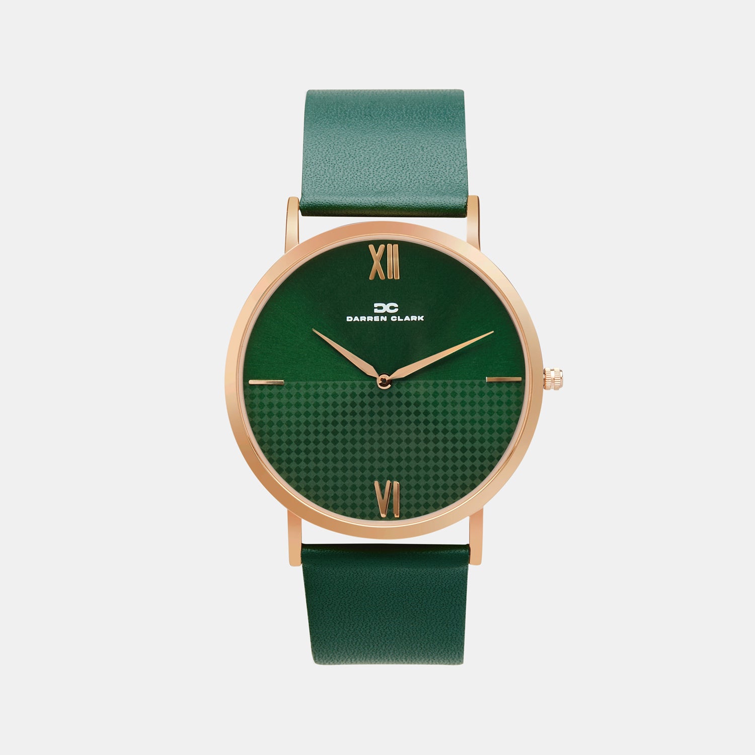 Darren Clark Round Green Analog watch
