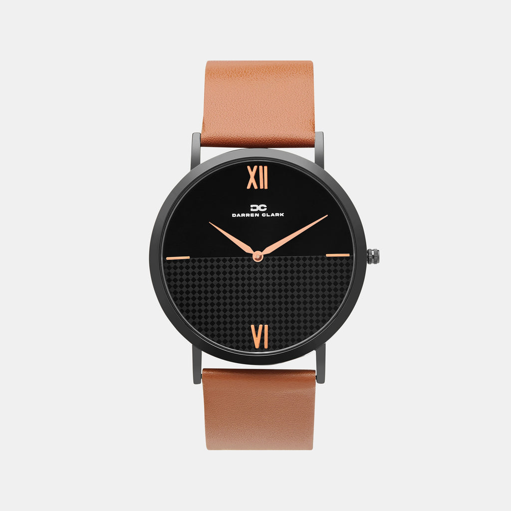 Darren Clark Round Black Analog watch