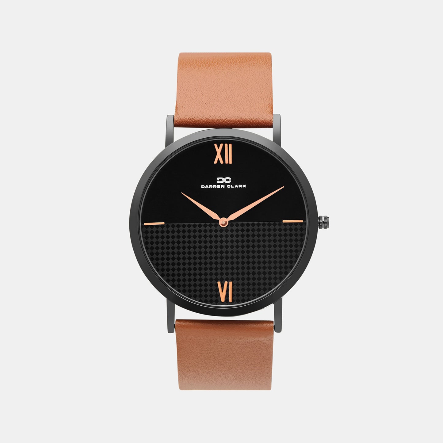 Male Black Analog Brass Watch 1005R-L0404