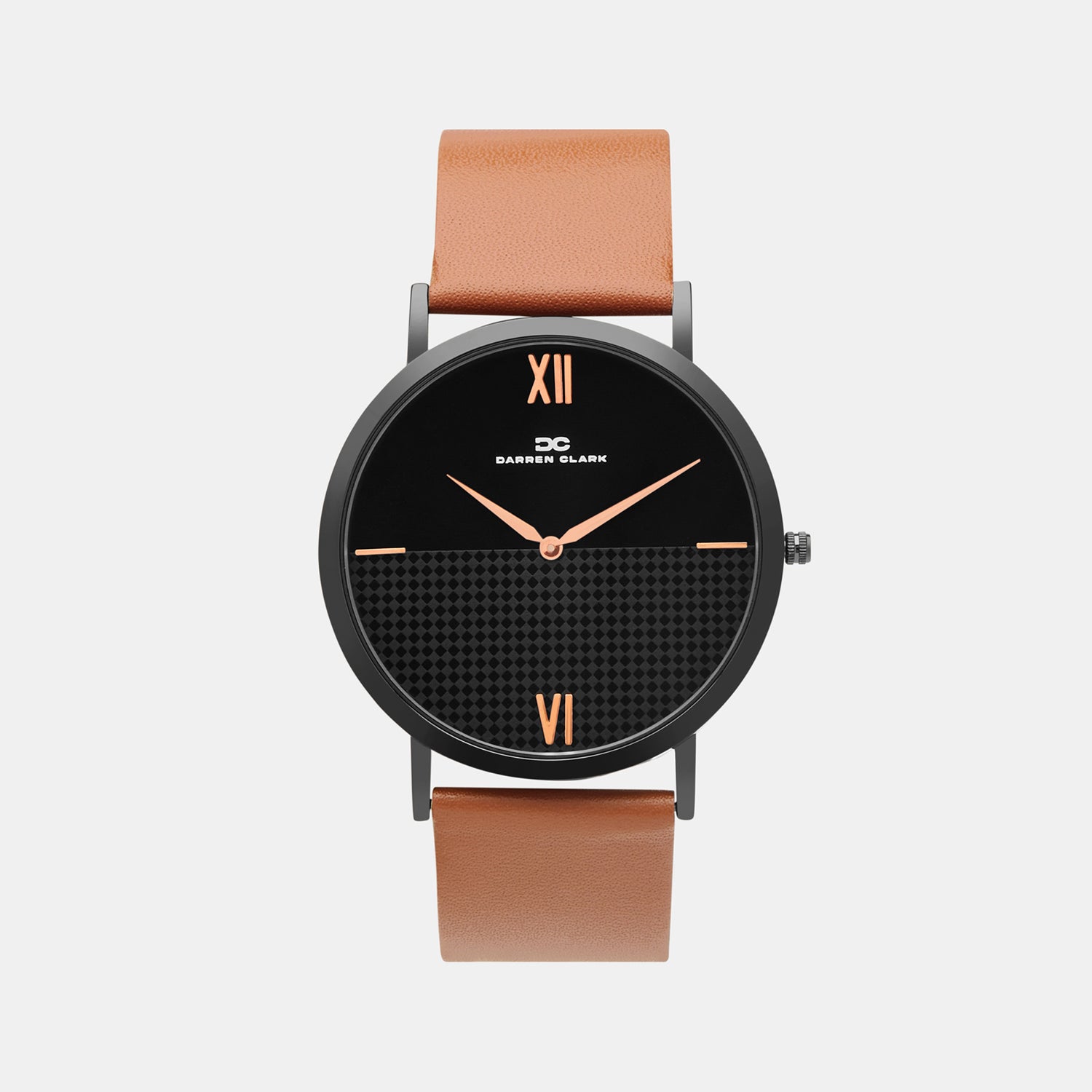 Darren Clark Round Black Analog watch