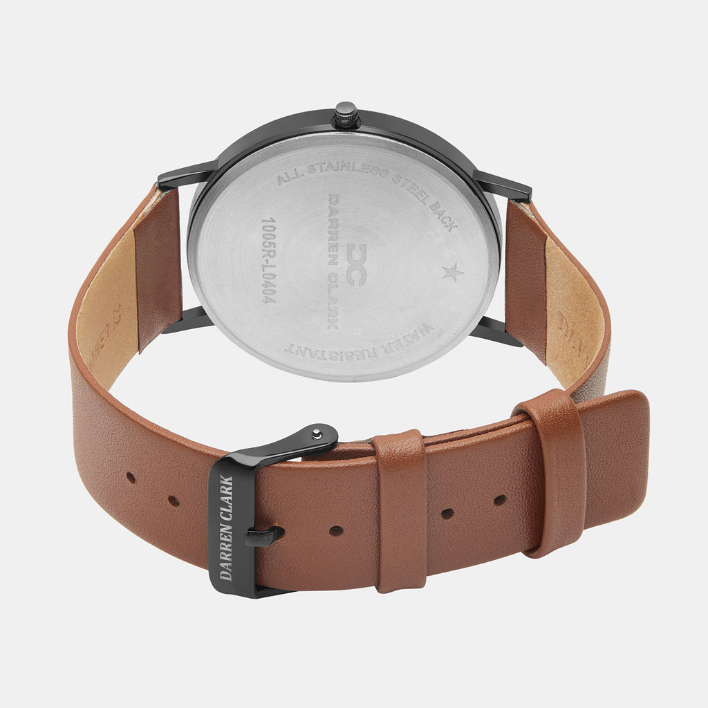 Darren Clark Brass Round watch