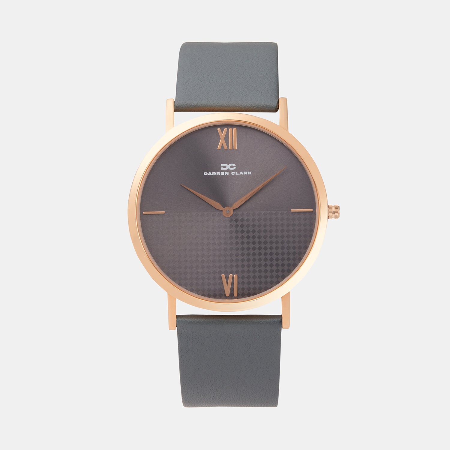 Darren Clark Round Grey Analog watch