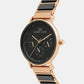 Men's Rose Gold Chronograph Brass Watch 1006F-C0304