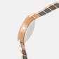 Male Rose Gold Analog Brass Watch 1006F-C0304