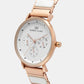 Male Rose Gold Brass Chronograph Watch 1006M-C0302