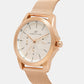 Men's Rose Gold Chronograph Brass Watch 1007C-E0302