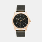 Darren Clark Round Black Chronograph watch