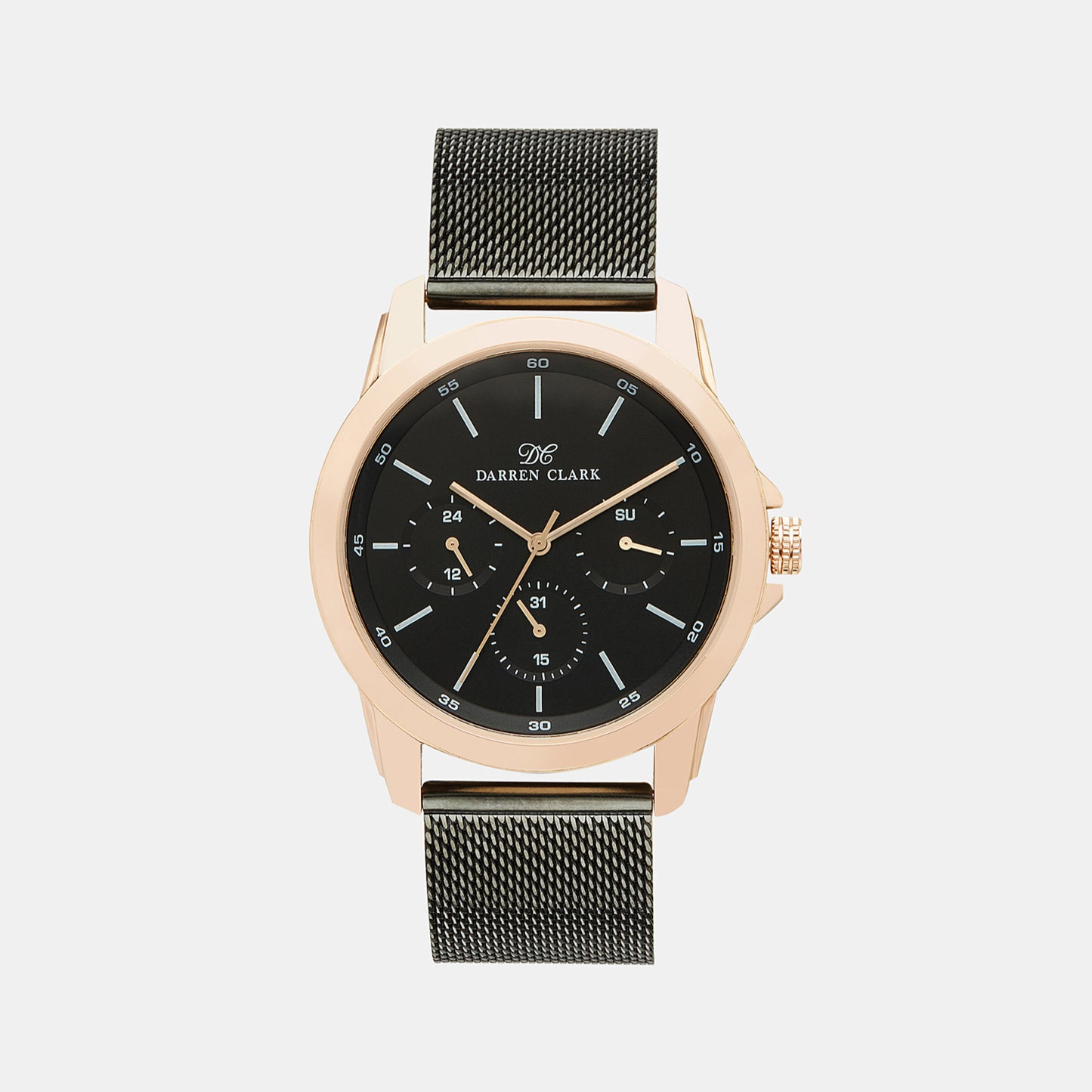 Male Rose Gold Analog Brass Watch 1007F-E0304