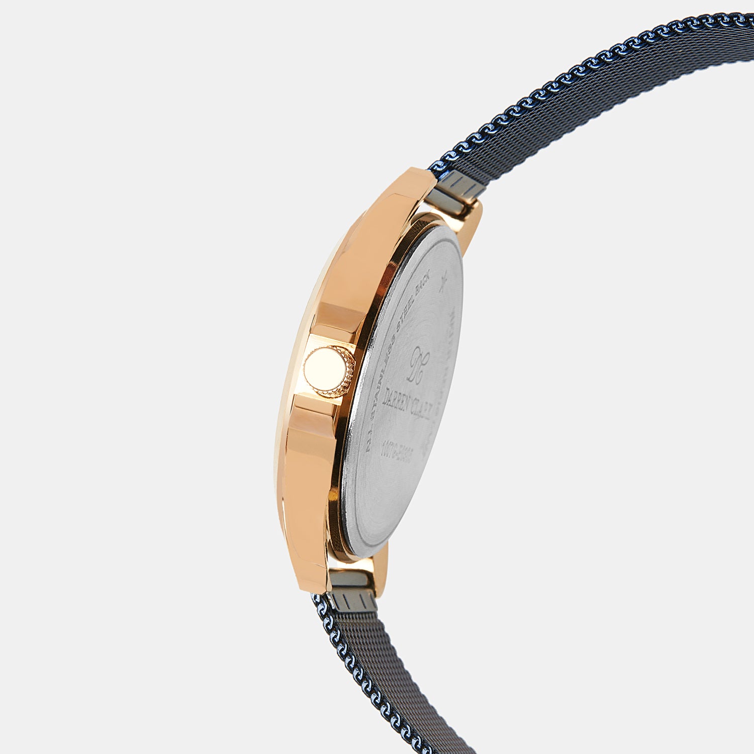 Darren Clark Men Round Blue watch