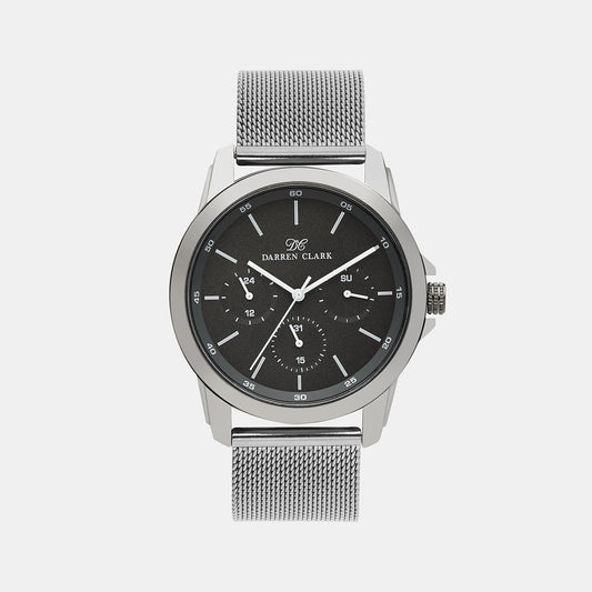Male Grey Brass Chronograph Watch 1007J-E0816