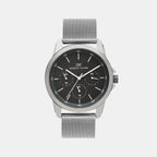 Darren Clark Round Grey Chronograph watch