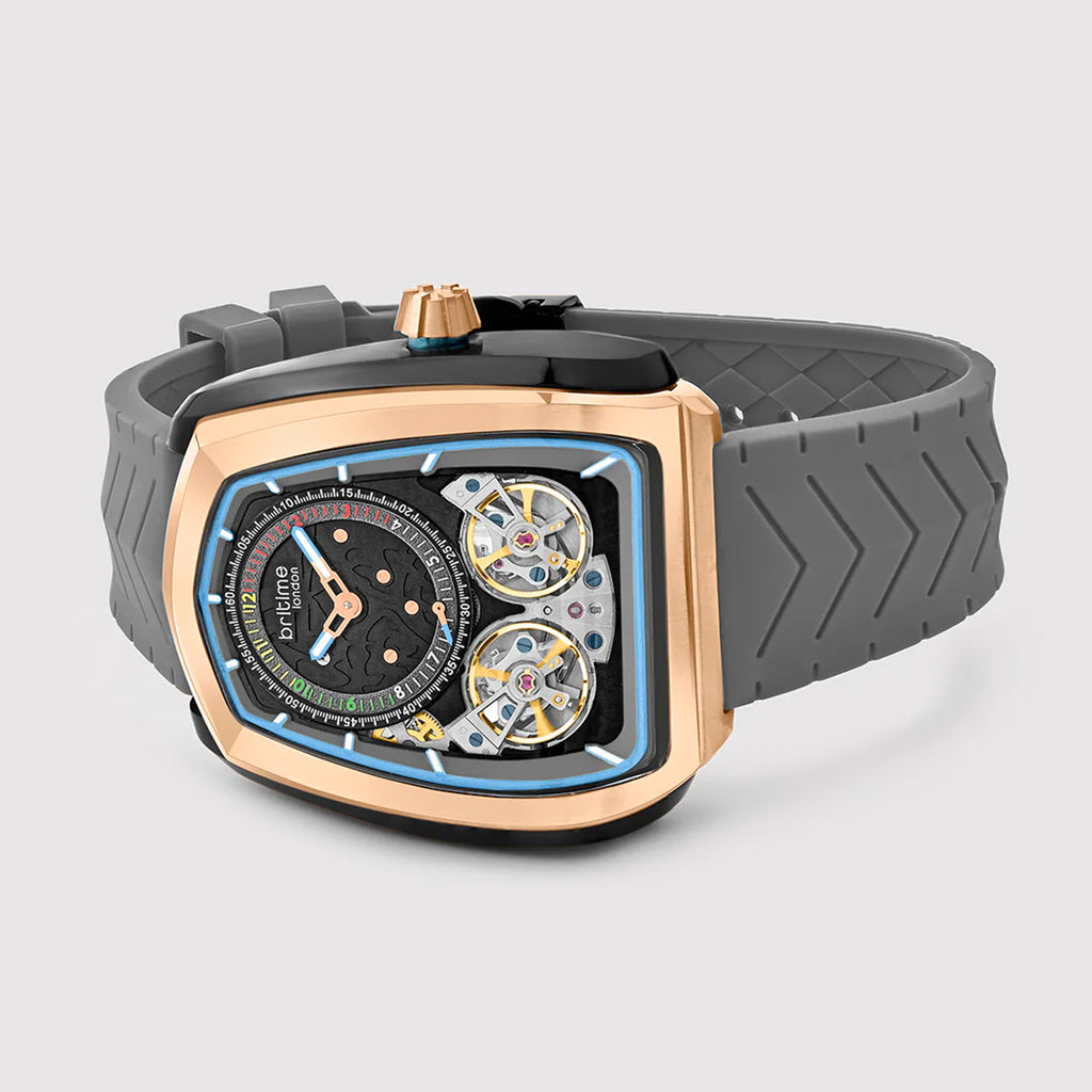 Aventus Men Automatic Grey Dial Analog Silicone Watch 101-P31509