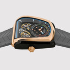 Aventus Men Automatic Grey Dial Analog Silicone Watch 101-P31509