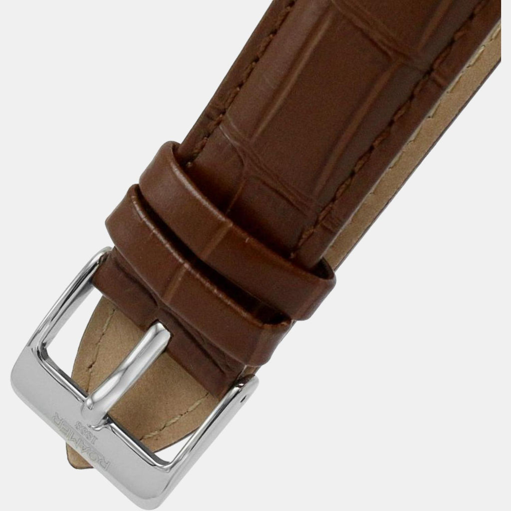 Competence Skeleton Men Automatic Blue Dial Analog Leather Watch 101663 49 45 05N